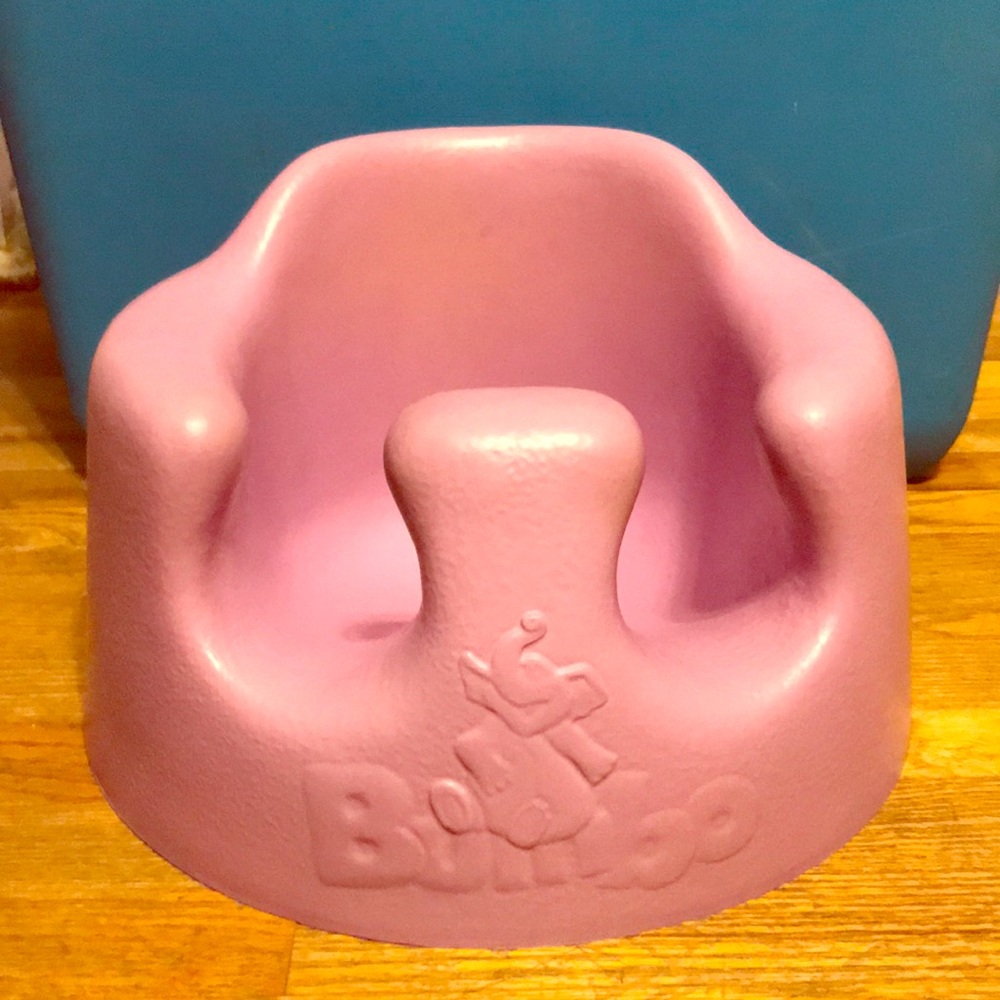Bumbo Floor seat- purple- infant sitting chair